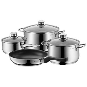 wmf "diadem cookware set, silver, 4-piece