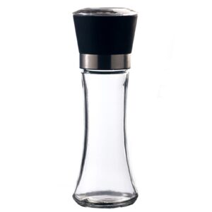 manual pepper grinder - adjustable ceramic sea salt grinder & pepper grinder (orange)