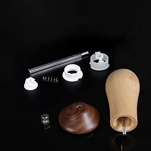 Sizikato 2pcs Cute Mushroom Wooden Pepper Grinder Mill