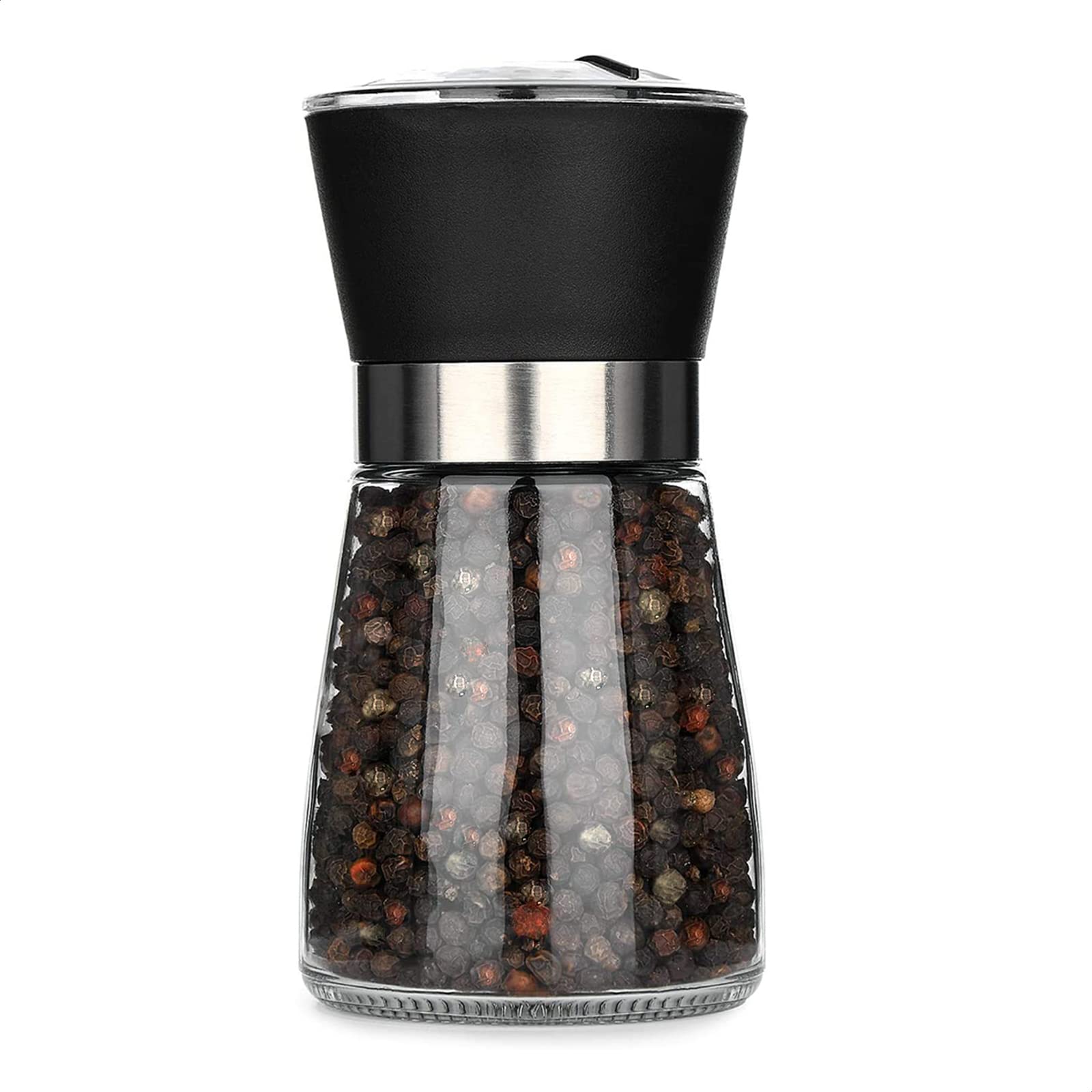 Salt and Pepper Grinder - Ceramic Salt and Pepper Grinder for Salt and Pepper Shakers Kitchen Grinder Grinder Ceramic and Copper Hand Grinder for Kitchen