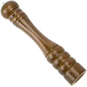 wooden pepper mill - gourmet mahogany salt, pepper, and spice seasoning grinder in 10.5", 12.5", & 16.5" by back of house ltd. (12.5)