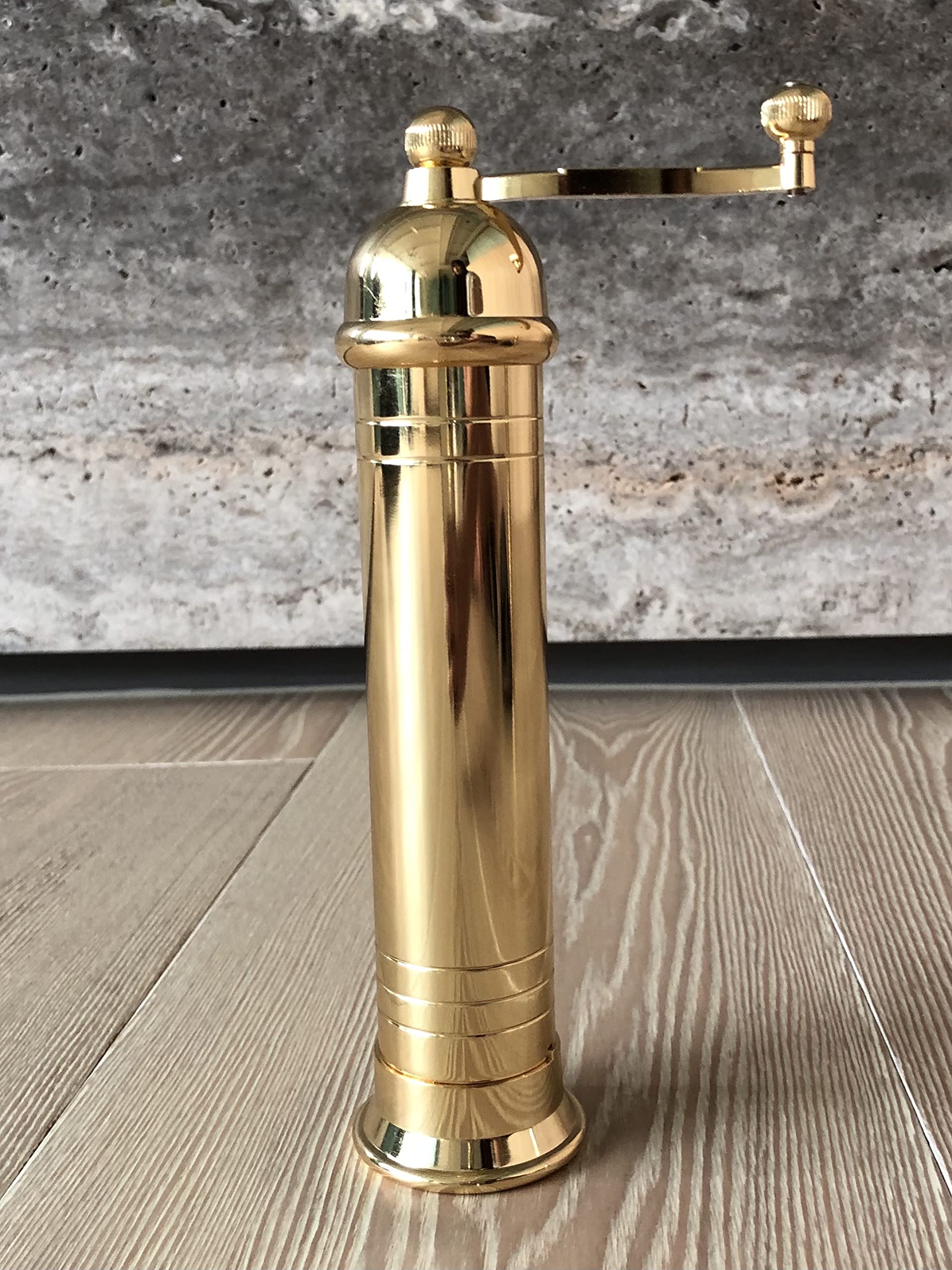 All Splendid Greek Gold Pepper Salt Grinder Greece Golden Pepper Salt Mills Stainless Steel