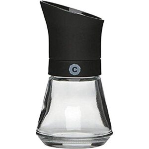crushgrind kala mill with ceramic grinder for salt pepper and spices danish designed, 5", black