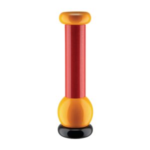 alessi | design wooden pepper mill, red