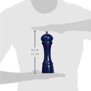 Chef Specialties 8 Inch Windsor Pepper Mill - Cobalt Blue - Made in USA