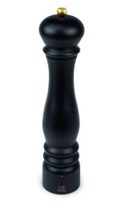 peugeot paris rechargeable u'select, chocolate finish, 13.5inch electric pepper mill, 13.5in