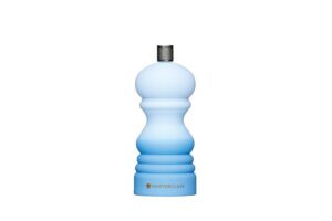 masterclass pepper mill or salt grinder with interchangeable cap, plastic, blue ombré, 12 cm