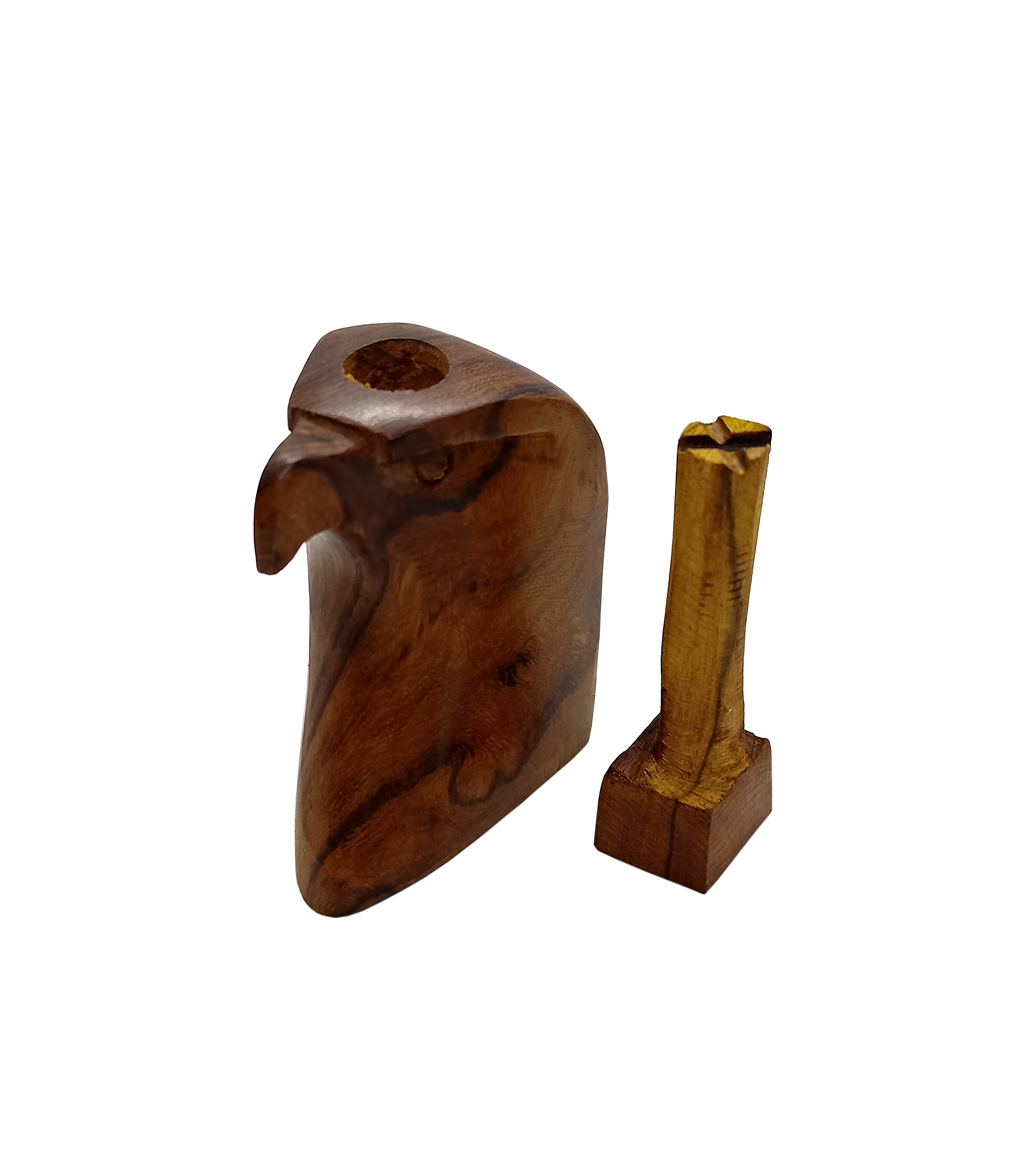 Pepper Mill Wood, Pepper Crusher Wood. Chili Ironwood Handmade, Chiltepin Spice Grinder, Hand Crusher. Mini Eagle Figure