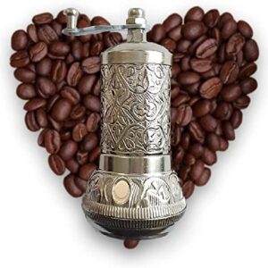 Pepper Mill, Spice and Coffee Mill,anadolu turkısh coffe grinder,Premium Grinder & Casting Best Carving Metal grinder-, 4.2"