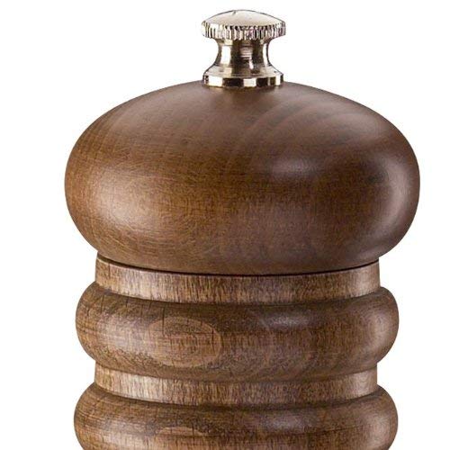 Zassenhaus Berlin Pepper Grinder Mill, 7.1-Inch, Dark Stained