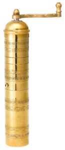 pepper mill imports traditional coffee/spice mill, brass, 11"