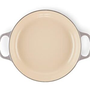 Le Creuset Enameled Cast Iron Signature Braiser, 3.5 qt., Oyster