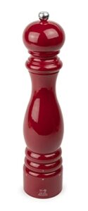 peugeot paris u'select 12-inch pepper mill, passion red (41250), 11.82in.