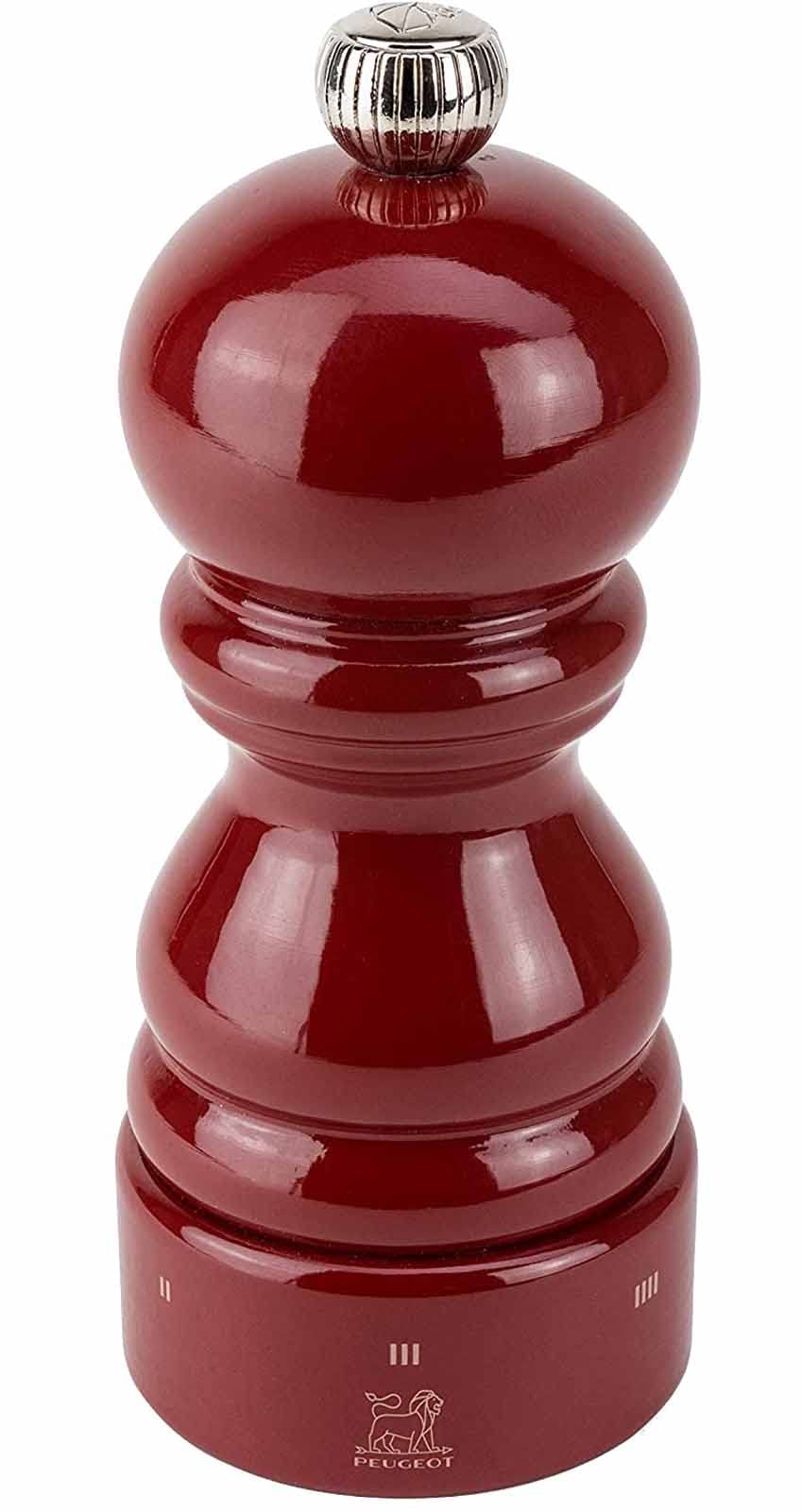 Peugeot Paris U'Select 5-Inch Pepper Mill, Red Lacquer