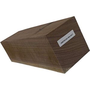 american black walnut pepper mill blank, suitable square turning blanks measuring 3 x 3 inches (3" x 3" x 12")