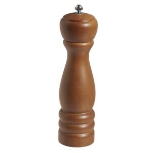 wood pepper mill - 8" high