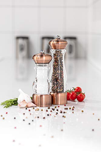 Grunwerg PM-821CU Salt or Pepper Mill, 21cm, Copper