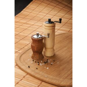 WoodRiver Project Kit - Ceramic Hand Crank Salt or Pepper Mill Grinder Mechanism Kit - Black Enamel