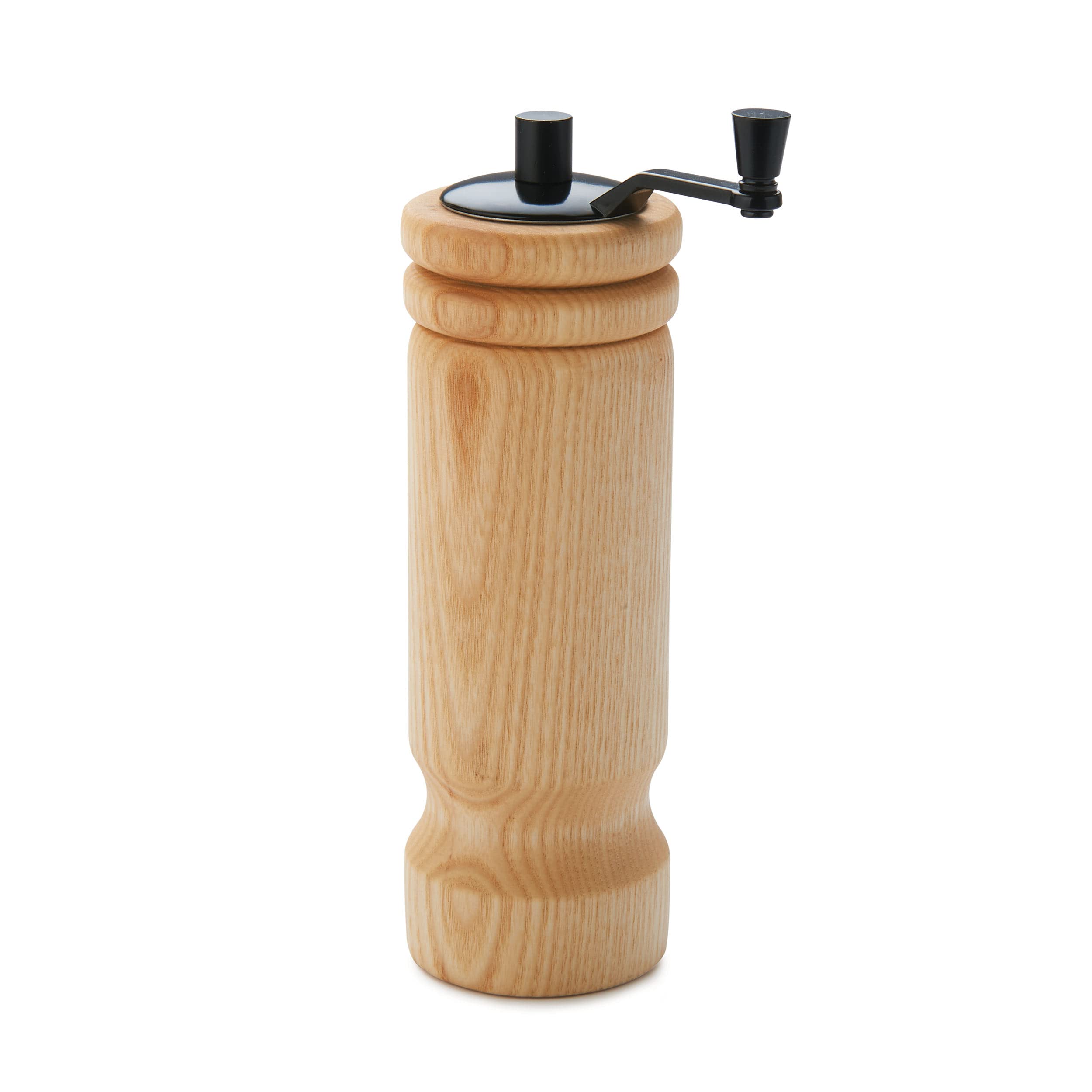 WoodRiver Project Kit - Ceramic Hand Crank Salt or Pepper Mill Grinder Mechanism Kit - Black Enamel