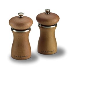 Cole & Mason Sherwood Sand Pepper Mill, Wood Light Brown, 120 mm