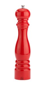 peugeot paris classic pepper mill, 12", poppy red (31060)