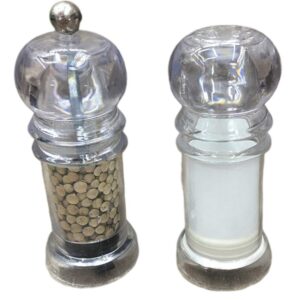 heaven2017 manual salt spice pepper grinder seasoning mills set of 2 white