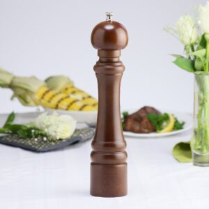 Chef Specialties 12 Inch President Pepper Mill - Walnut