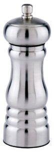 chef specialties 6.6 inch prentiss pepper mill, 6.6", stainless