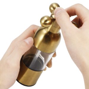 pepper grinder, salt grinder, stainless steel wear-resistant labor-saving for pepper all kinds of spices salt(golden)