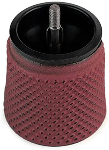 Peugeot Bali Fonte Cast Iron Pepper Mill 8cm-3 inch, Red. Gift Set includes a Peppercorn Spice Cube