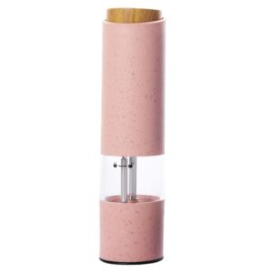 clhjinruoliu pepper grinder salt and pepper mill grinder eco-friendly labor-saving abs electric pepper mill accessories for home,pink