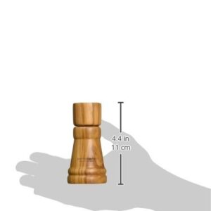 Peterson Housewares Wooden Pepper Mill, Chess Rook Shape