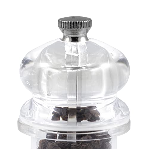 Cole & Mason Precision Grind 575 Pepper Mill, Acrylic, Clear, 10.5 cm