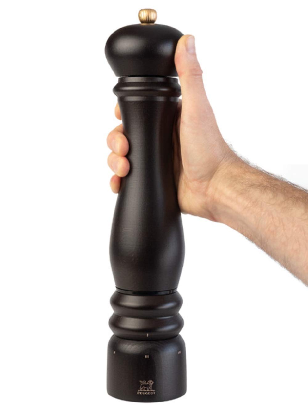 Peugeot Paris Electrique Electric Pepper Mill, 34cm/13.5in, Chocolate