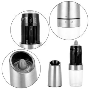 Electric Pepper Mill and Salt Grinder Automatic Stainless Steel Gravity Induction Grinding Cumin Spices Machine Kitchen Tool