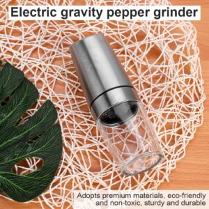 Electric Pepper Mill and Salt Grinder Automatic Stainless Steel Gravity Induction Grinding Cumin Spices Machine Kitchen Tool