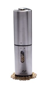 ad kitchenware electric pepper grinder salt and pepper mill kitchen, stainless steel