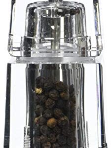 Peugeot Chaumont Acrylic Pepper Mill, 11cm/4-1/2-Inch, clear (940211)