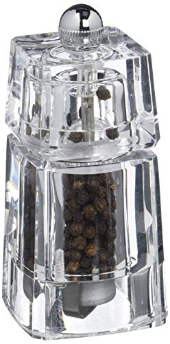 Peugeot Chaumont Acrylic Pepper Mill, 11cm/4-1/2-Inch, clear (940211)