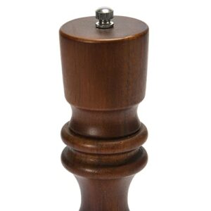 Bloomingville Acacia Wood and Stainless Steel, Stained Finish Pepper Mill, 2"L x 2"W x 8"H, Natural