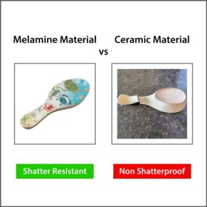 UPware Melamine Spoon Rest Spoon Holder Kitchen Utensil Holders 9.625 Inch for Kitchen Counter Dining Table (Sealife Crab)