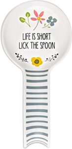 pavilion gift company spoon rest, one size,white