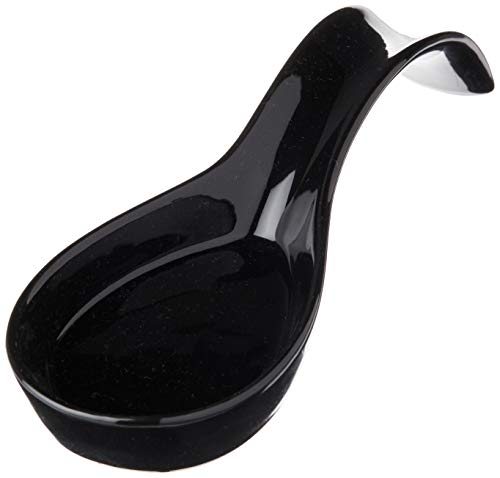 Fox Run Mason Jar Spoon Rest, 7.75 x 2.75 x 1.5 inches, Black