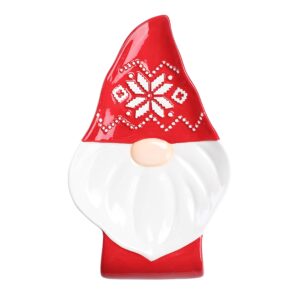 bico red gnome spoon rest, house warming gift, dishwasher safe