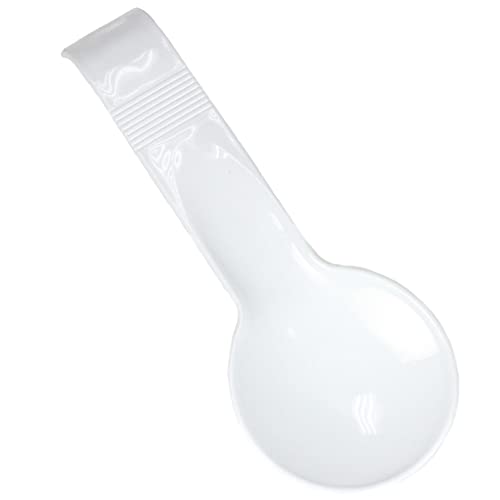 Chef Craft Select Plastic Spoon Rest, 12.25 inches in length, White