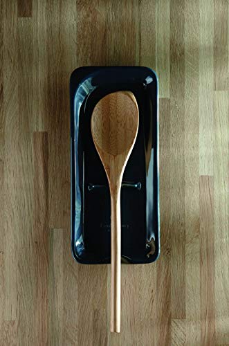 Emile Henry Made In France Blue Flame Ridged Spoon Rest