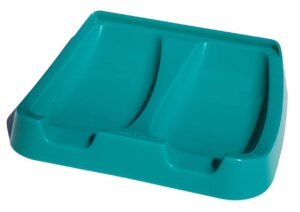tupperware gadget double spoon rest in turquoise
