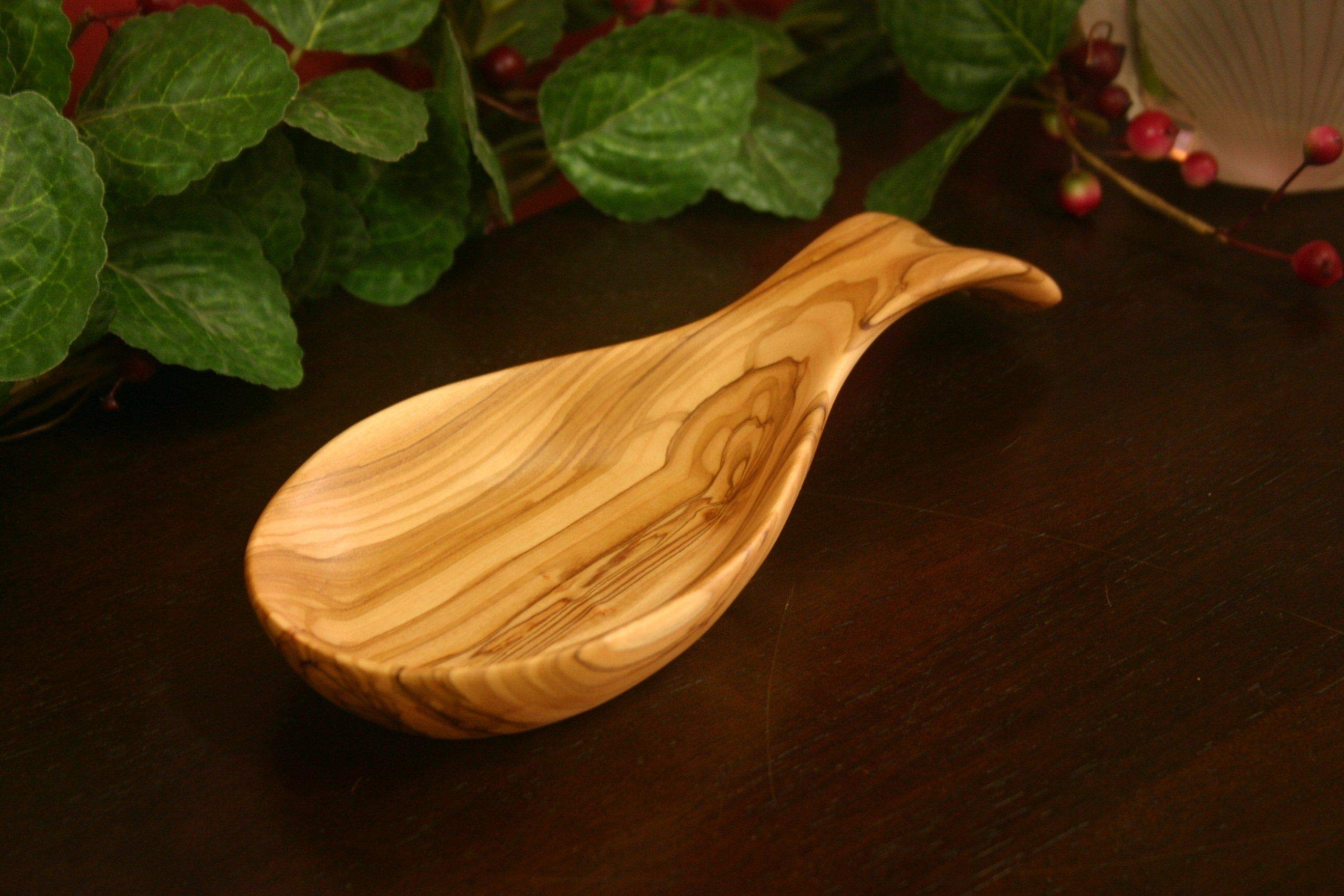 Handmade Olive Wood Kitchen Spoon Rest from Holy Land/Bethlehem