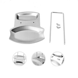 ECHI 2 in 1 Progressive Lid and Spoon Rest,Multifunctional Lid and Spoon Holder,High Quality Food-Grade Thick Stainless Steel