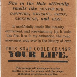 OUTLAW SOAPS Fire In The Hole Bar Soap, 4 OZ